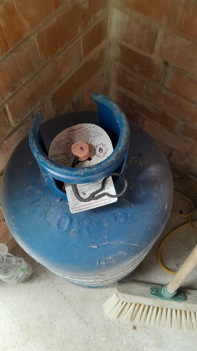 Living flame gas fire and - fire,