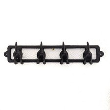 Metal Vintage Dog Tail 4 Hooks