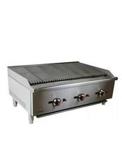 Gas Char Grill, 3 burner peri