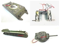 Heng Long 1/16 Sherman Tank Part  Deck Chassis Gearbox Turret ( BB  version ) UK