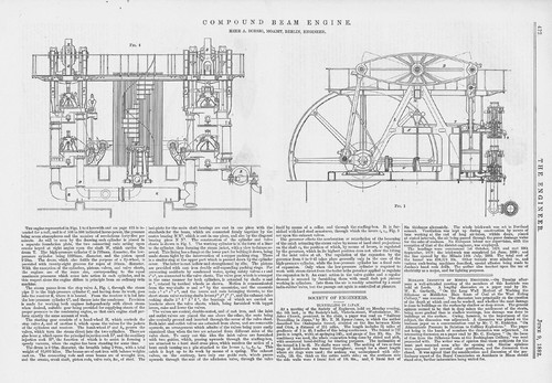 Borsig compound beam - beam, engine