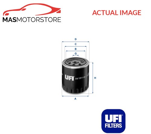Engine oil filter ufi - engine,