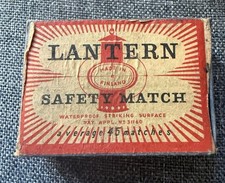 Vintage LANTERN SAFETY MATCH