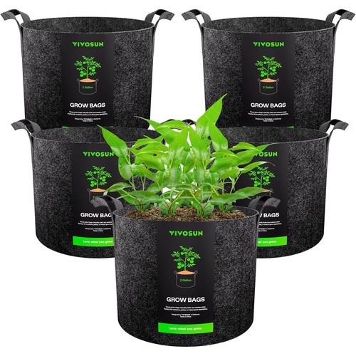 Pack gallon grow bags - 5-pack,