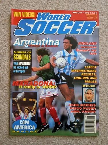 World soccer magazine august - world,
