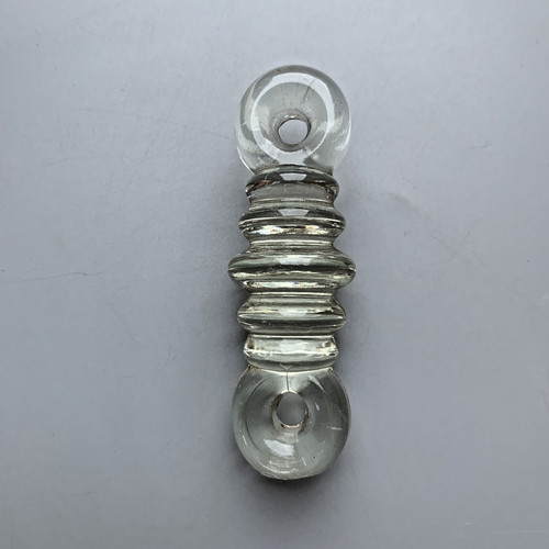 Vintage clear glass coil - vintage,
