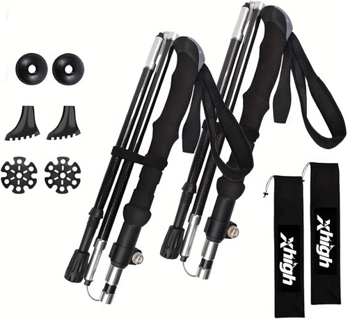 Carbon fibre trekking poles - fibre,