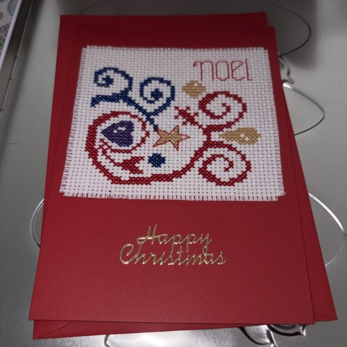 Handmade cross stitch - cross,