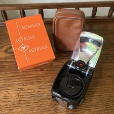 Vintage Agfa Agfalux Pocket Flash Gun! Folding, Original Case & Box