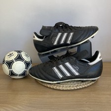 Men’s Adidas Black Leather Copa Mundial Football Boots Size 9.5