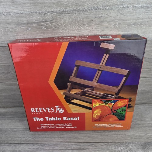 Reeves the table easel - table, oiled