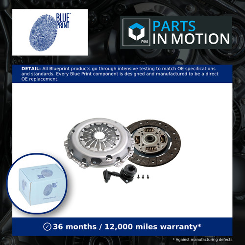 Clutch kit 3pc - kit,