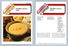 Cheddar Cheese Soup #9 Soups - Alison Burts Super Saving Cookery Recipe Card