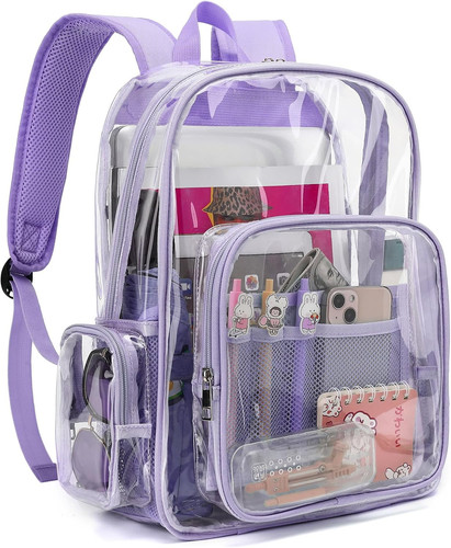 Heavy duty clear backpack - duty,