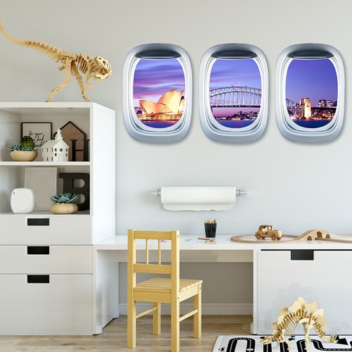 Sheets airplane wall - 3,