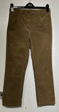 M&S Collection Corduroy Trousers Camel Size 10 W30 L26