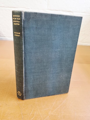 Thomas steele musings an - thomas,