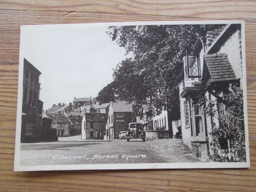 Postcard tideswell market - tideswell,,