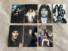 FREDDIE MERCURY (QUEEN) UNSIGNED PHOTOS X 7- 6x4”