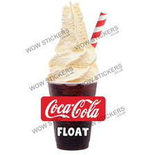 Coke Ice Cream Float Sticker