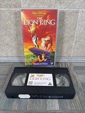 The Lion King - VHS Video Tape