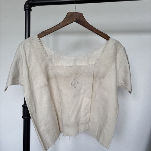 Edwardian monogram linen - edwardian,