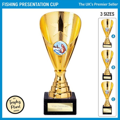 Fishing gold star - star, cup