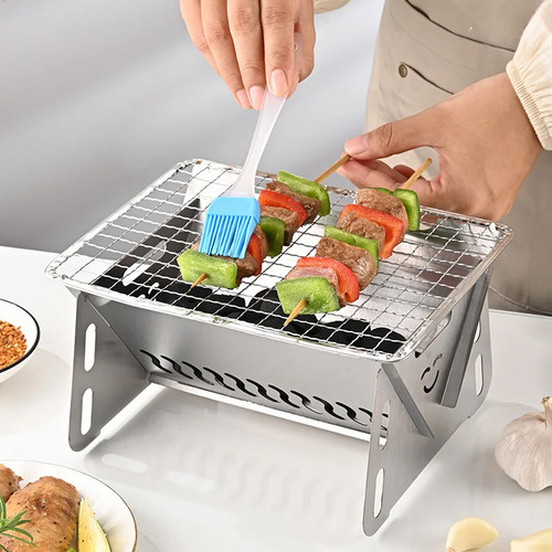 Folding camping stove - folding,