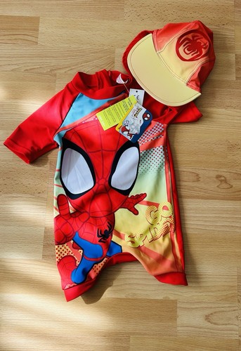 Spider man month swimwear - 6-9,