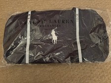 POLO RALPH LAUREN FRAGRANCES Mens Canvas Pony Duffle Duffel Travel Bag NAVY BLUE