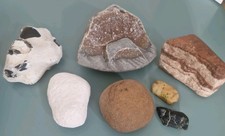 rock bundle samples teaching Sandstone Crystal  flint 2.4kg stones Sedimentary