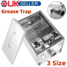 Commercial Grease Trap Waste Interceptor Restaurant Takeaway Stainless Steel UK