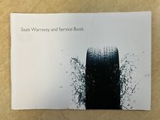 Saab 2009 Empty Service Book in English  copy of original