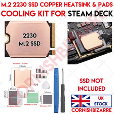 STEAMDECK SSD COPPER HEATSINK