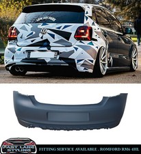 VW POLO MK5 REAR BUMPER & DIFFUSER CONVERSION PRIMED R-LINE LOOK 6R 2009-2017