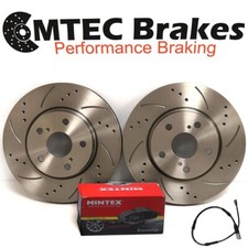 BMW F30/F31 330 335 340 xDrive Front Brake Discs Drilled Pads & Sensor 370mm