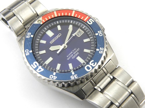 Mens seiko 5m62 0a10 - seiko, pepsi