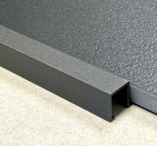 10X TILE TRIM SQUARE EDGE BOX SHAPE - ALUMINIUM - VROMA HEAVY DUTY - BOX of 10