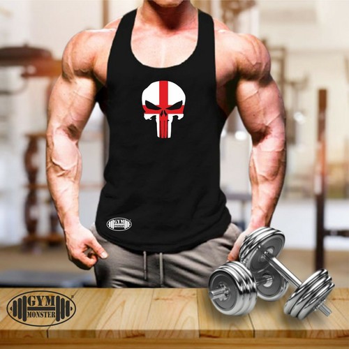 England skull vest gym - vest,