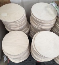 3 x Wooden Circles - Diameter