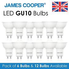 6X 12X LED GU10 Bulbs 5W=40w