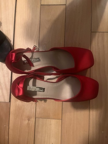Women red high heel - high,
