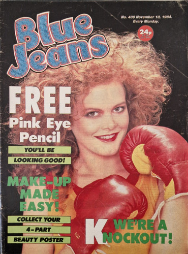 Blue jeans magazine - blue,