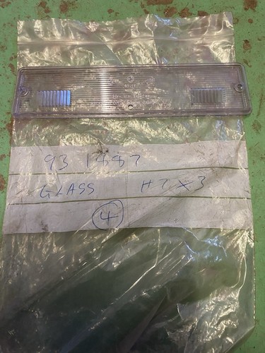 Zetor number plate light glass - number,