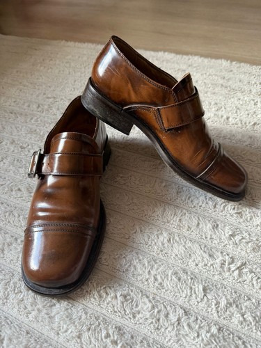 Men brown leather - men’s, monk