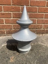 Vintage Metal Large Ex Railway Sign Final Garden Gate Roof Ornament Antique 