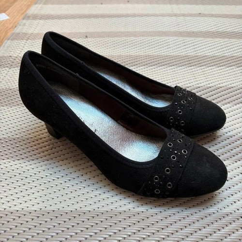 Pavers black court - shoes, faux
