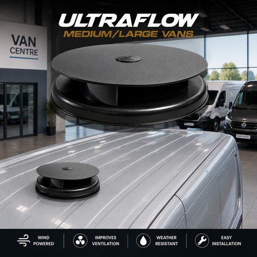 Black spinning van roof - black,