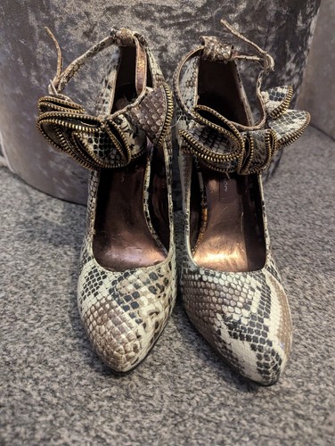 Uniquw snake print heels - uniquw,