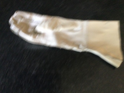 White leather epee fencing - leather, epee/fencing